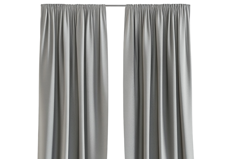 Автоматические шторы в гостиной