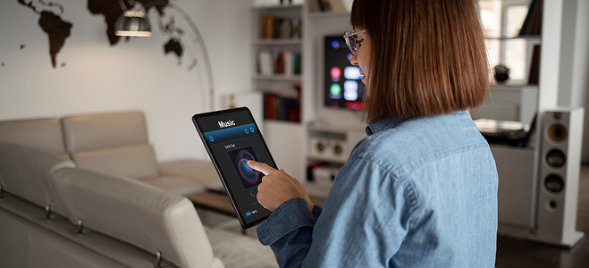 Современная квартира с автоматизированным управлением